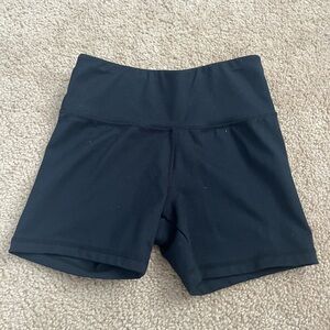 black biker shorts